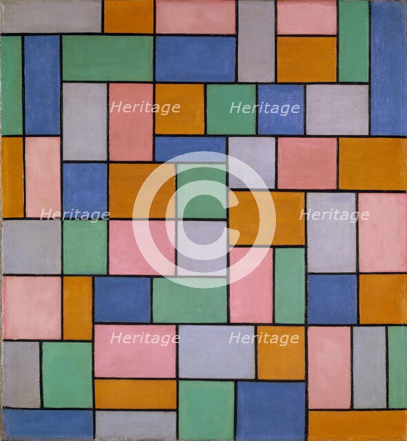 Composition in Dissonances, 1919. Creator: Doesburg, Theo van (1883-1931).