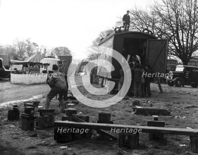 Hampstead Funfair, April 1952. Artist: Henry Grant