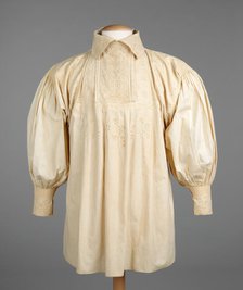 Wedding shirt, Spanish, 1830-70. Creator: Unknown.