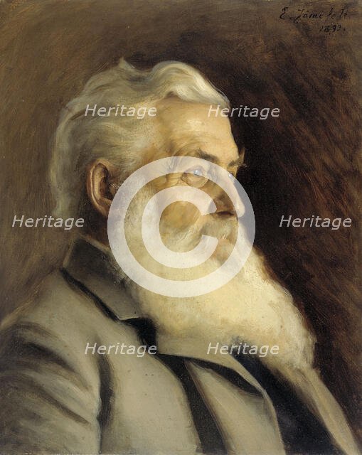 Portrait of Mr. Ahnger, 1893. Creator: Eero Jarnefelt.
