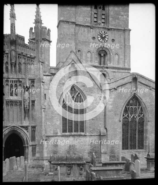 St John The Baptist Church, Church Lane, Burford, West Oxfordshire, Oxfordshire, 1940-1962. Creator: Ethel Booty.
