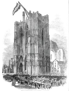 Her Majesty's visit to the Cathedral at Cologne, 1845. Creator: Unknown.
