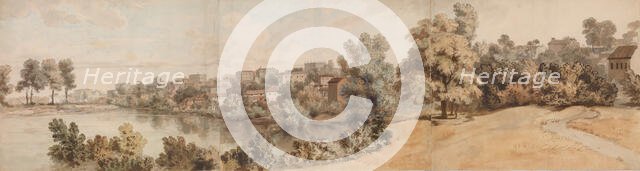 Italianate River Landscape, 1750-60. Creator: William Taverner.