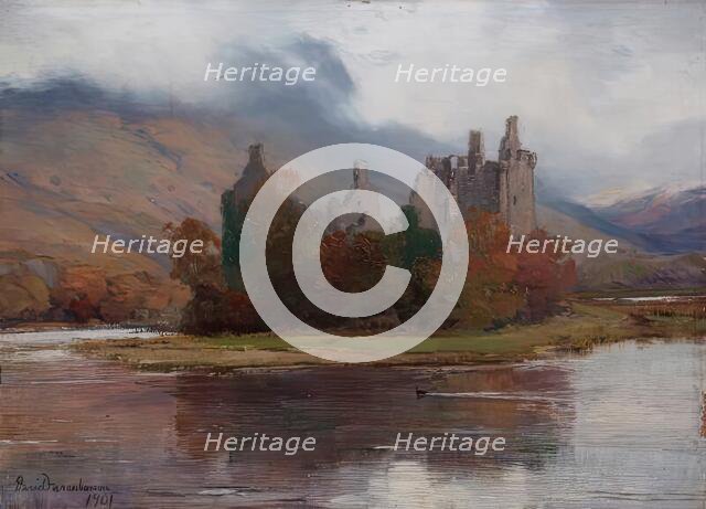 Kilchurn Castle, 1901. Creator: David Farquharson.