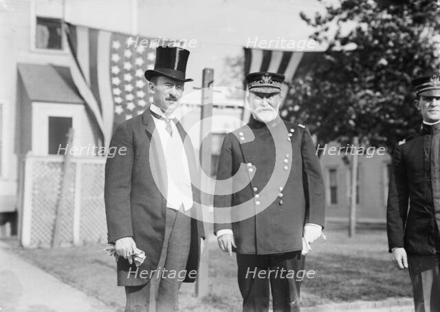 Sec'y Stimson, Gen. F.D. Grant, 1911. Creator: Bain News Service.