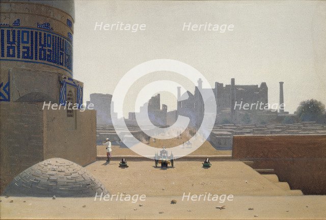 Main street in Samarkand early in the morning, 1869-1870. Artist: Vereshchagin, Vasili Vasilyevich (1842-1904)