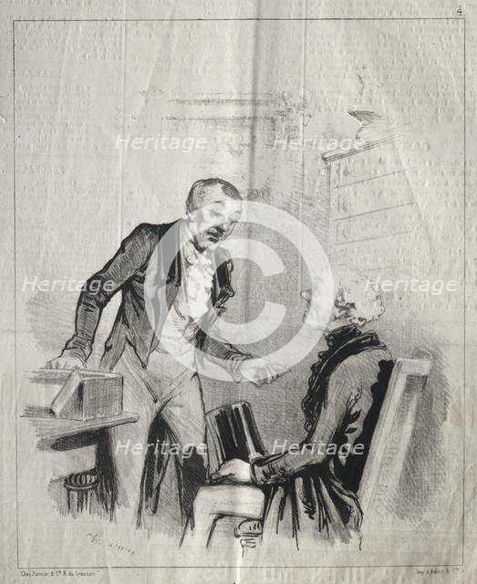 Les Malades et les medicins: No. 4, Lew Homéopathes. Creator: Cham (French, 1818-1879).