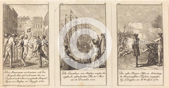 The History of the United States, 1783/1784. Creator: Daniel Nikolaus Chodowiecki.