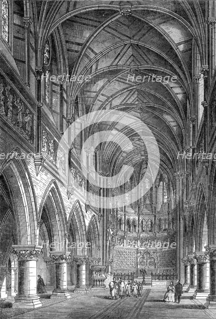 New Church of St. Peter, on the site of Vauxhall Gardens, 1864. Creator: Unknown.