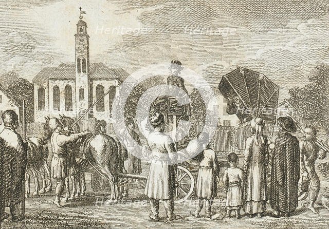 Title Vignette for Schulz' 'Voyage', 1794. Creator: Daniel Nikolaus Chodowiecki.