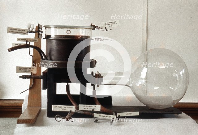 Wilson's cloud chamber, c1927. Artist: Charles Thomson Rees Wilson