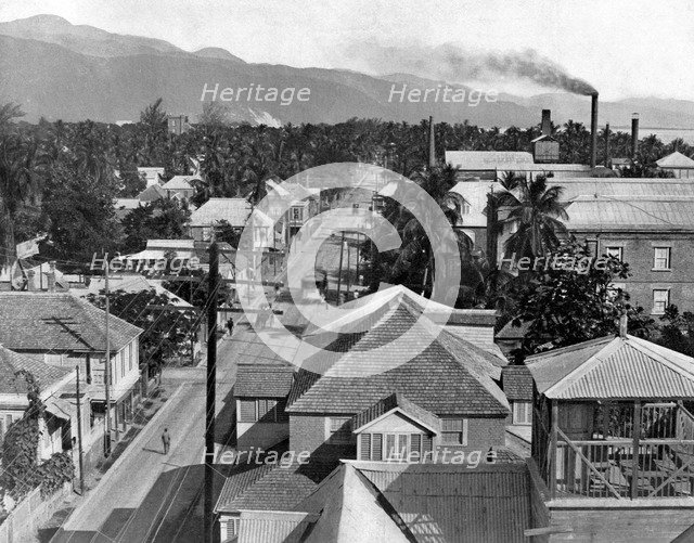 Harbour Street (east), Kingston, Jamaica, c1905.Artist: Adolphe Duperly & Son