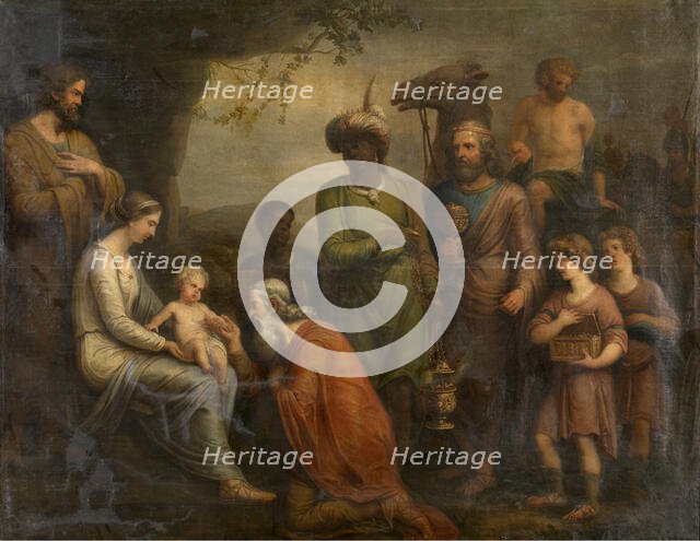 The Adoration of the Magi, 1788. Creator: Andries Lens.