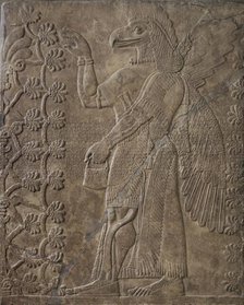 Eagle-Headed Deity (image 2 of 2), Neo-Assyrian Period (9th century B.C.. Creator: Unknown.