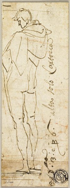 Standing Male Nude, 1680/99. Creator: Unknown.