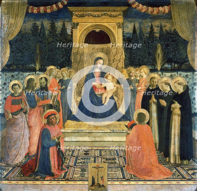 The San Marco Altarpiece, ca 1438-1440. Creator: Angelico, Fra Giovanni, da Fiesole (ca. 1400-1455).