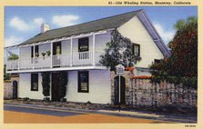 Old whaling station, Monterey, California, USA, 1940. Artist: Unknown
