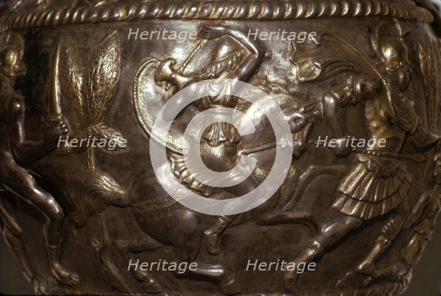 Silver Bowl from a Sarmatian Tomb, 4th-5th century. Artist: Unknown.