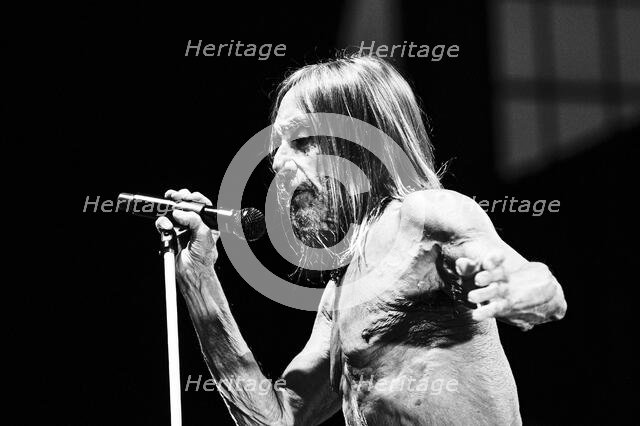 Iggy Pop performing live at the Alexandra Palace, London, 28 May 2025. Creator: Annapaola Marchesani.