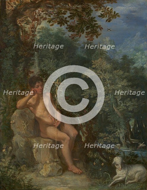 Saint John the Baptist in the Wilderness, c. 1602/03. Creator: Adam Elsheimer.