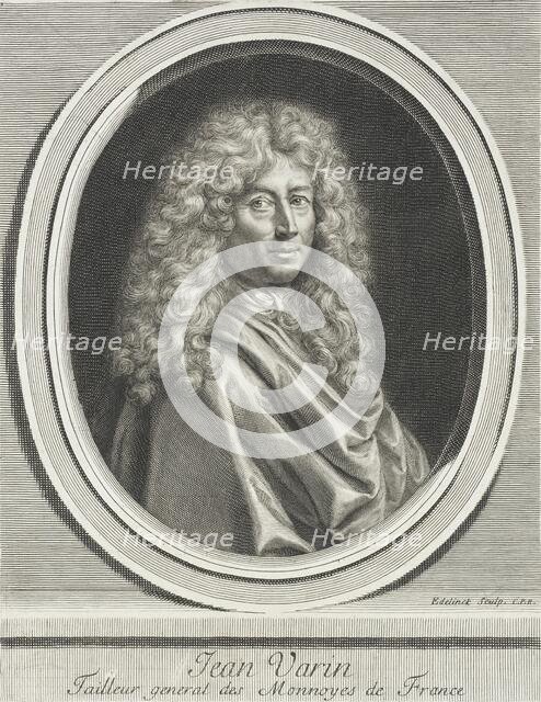 Jean Varin, c1697. Creator: Gerard Edelinck.