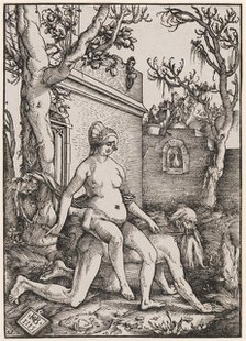 Aristotle and Phyllis, 1513. Creator: Baldung (Baldung Grien), Hans (1484-1545).