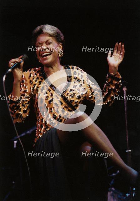 Nancy Wilson, London, 1990. Creator: Brian Foskett.