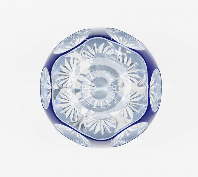 Paperweight, Saint-Louis, c. 1846-55. Creator: Saint-Louis Glassworks.