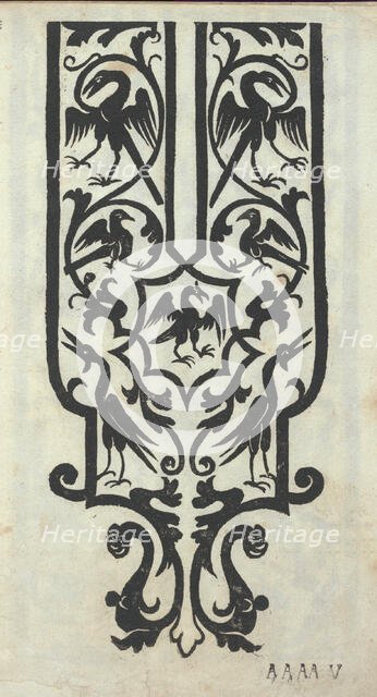 Libro quarto. De rechami per elquale se impara in diuersi modi lordine e il modo de re..., ca. 1532. Creator: Alessandro Paganino.