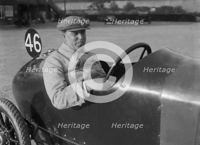 Charron-Laycock of WF Milward, JCC 200 Mile Race, Brooklands, 1921. Artist: Bill Brunell.