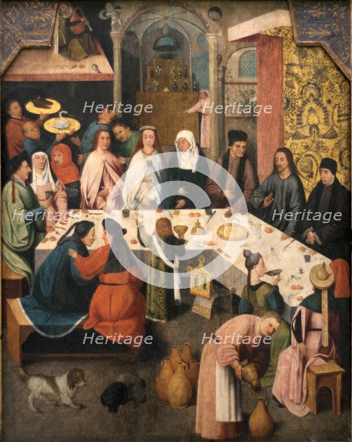 The Marriage Feast At Cana, ca 1550-1565. Artist: Bosch, Hieronymus, (School)  