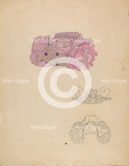 Hat, c. 1936. Creator: Catherine Fowler.