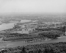 Holyoke and Connecticut River, Holyoke, Mass., c1908. Creator: Unknown.