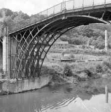 The Iron Bridge, Ironbridge, Shropshire, 1945-1980. Artist: Eric de Maré
