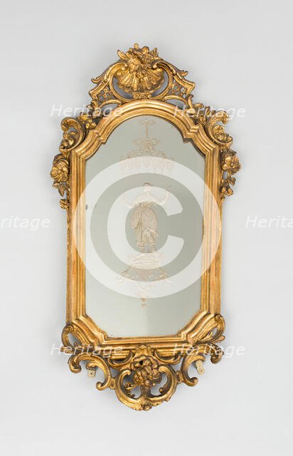Mirror, Venice, Mid 18th century. Creator: Thomas Williamson.