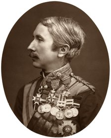 Major-General Sir Garnet Wolseley, KCB, British soldier, 1876.Artist: Lock & Whitfield