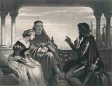 'Othello Relating His Adventures', c1870. Artist: T. Vernon.
