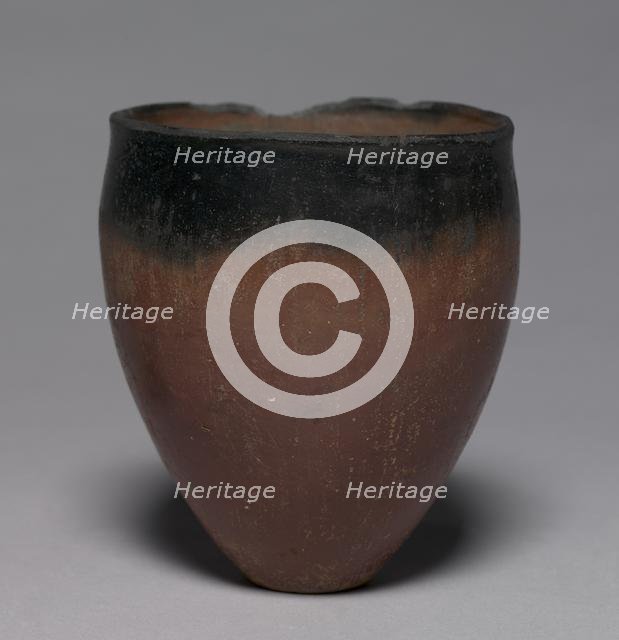 Black-Topped Beaker, 4500-3000 BC. Creator: Unknown.