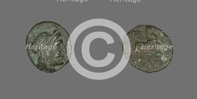 Coin Depicting the God Apollo, 3rd century BCE. Creator: Unknown.