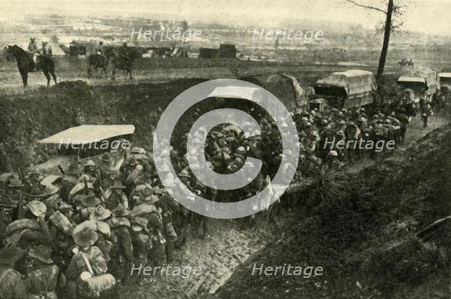 ANZAC soldiers on the Western Front in northern France, First World War, 1916, (c1920). Creator: Unknown.