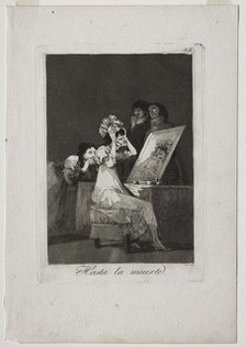 Caprichos: Until Death, 1799. Creator: Francisco de Goya (Spanish, 1746-1828).