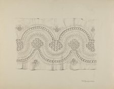 English Embroidery, 1935/1942. Creator: Carl Buergerniss.