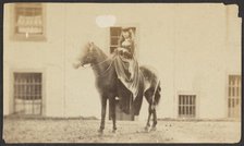 Portrait of a Woman Riding a Horse, late 19th century. Creator: Unknown.