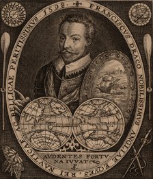 Portrait of Sir Francis Drake, 1641. Creator: Anonymous.