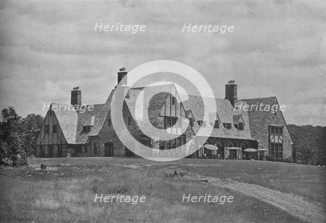 Elevation of the clubhouse, North Jersey Country Club, Paterson, New Jersey, 1925. Artist: Unknown.