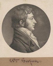 William Gwynn, 1804. Creator: Charles Balthazar Julien Févret de Saint-Mémin.