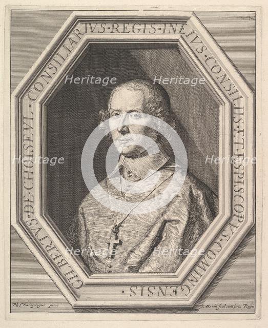 Gilbert de Choiseul-Praslin, eveque de Comminges. Creator: Jean Morin.