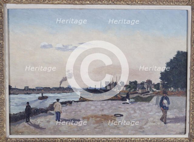 Quai de Bercy, around 1874, c1874. Creator: Armand Guillaumin.