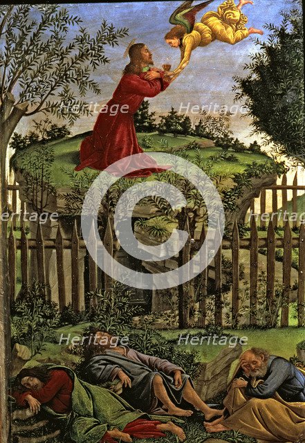 Christ in the Mount of Olives', by Sandro Botticelli.