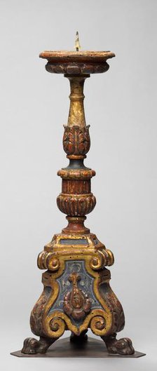 Candlestick, late 1400s. Creator: Unknown.